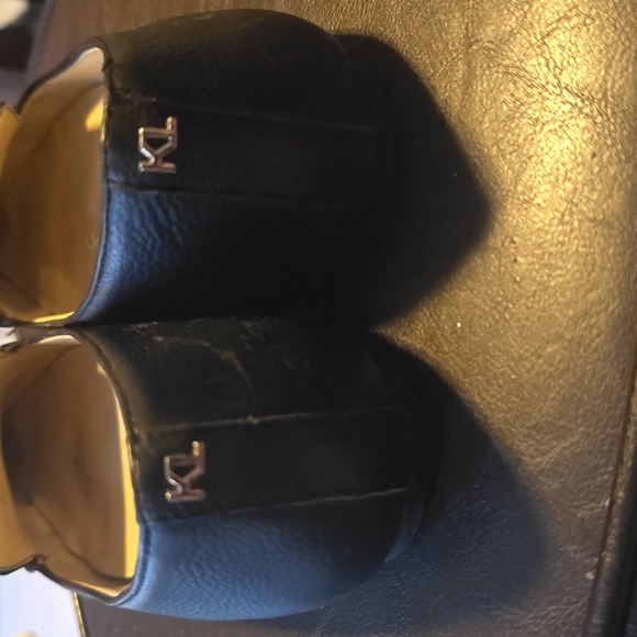 Karl Lagerfeld Destine Women's Black Leather Flats - Picture 3 of 7